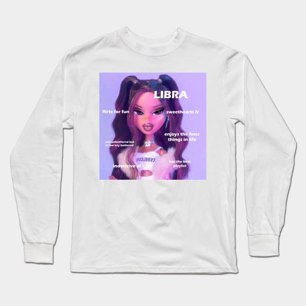 Libra Bratz astrology Long Sleeve T-Shirt by ematzzz